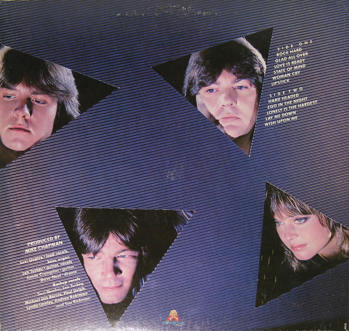 SUZI QUATRO ROCK HARD DREAMLAND RECORDS 12" LP